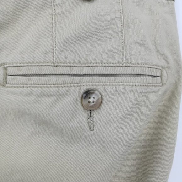 Peter Millar Flat Front Khaki Chino Pants Size 36x27 Tan Pockets Golf Stretch - Picture 14 of 14